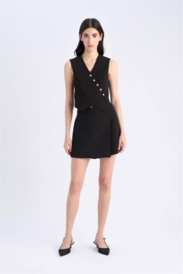 Укороченные Шорты с Высокой Талией