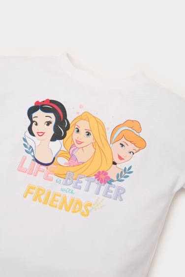 Сәби Қыз Disney Princess велосипед мойыны қысқа жеңді Қысқа жеңді футболка
