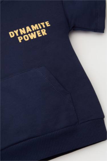 سيت ولادي سويت شيرت وسويت بانتس بطبعة شعار - قطعتين