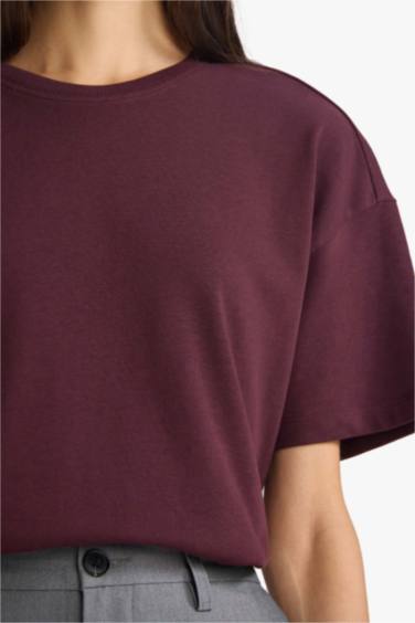 Oversize Fit Crew Neck Short Sleeve T-shirt