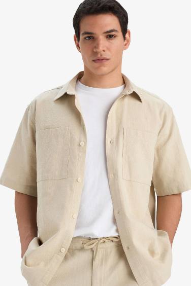 Relax Fit Summer Short Sleeve Shirt