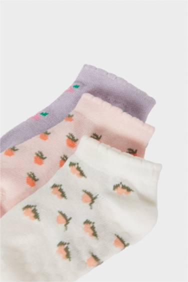 Baby Girl Flower 3 piece Short Socks