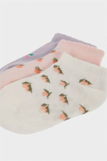 Baby Girl Flower 3 piece Short Socks