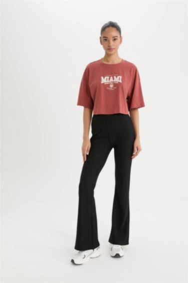 DeFactoFit Flare Fit Spanish Leg Standard Length Trousers