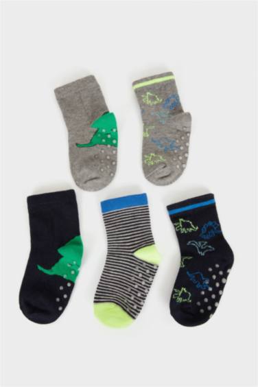 Baby Boy Animal 5 Piece Long sock