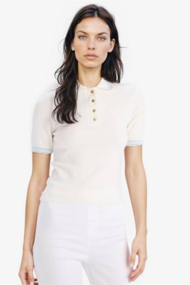 Slim Fit Polo Neck Basic Knitwear Pullover