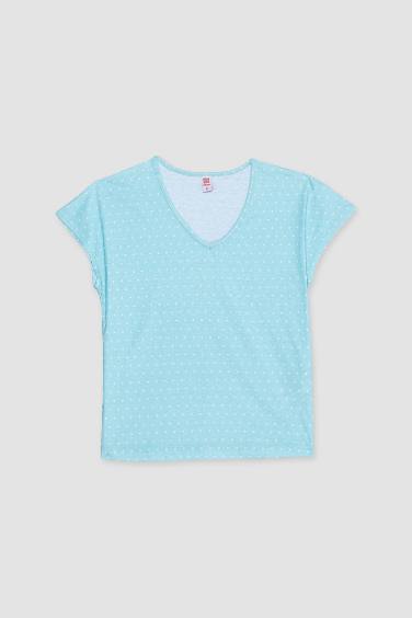 Fall in Love Regular Fit Short Sleeve 2 Piece Set