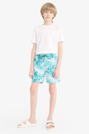 Ұлдарға гүлді Тоқымалы жүзу шолақ шалбар