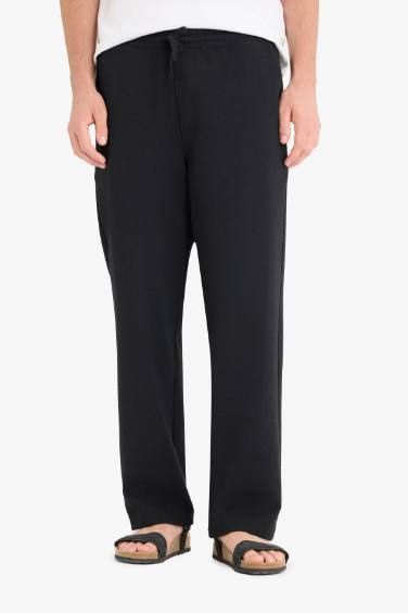 Beli Bağcıklı Wide Leg Geniş Paça Eşofman Altı