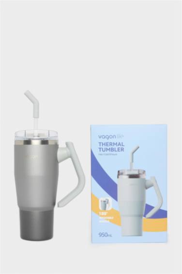 Unisex 930 ml Çelik Kupa Bardak