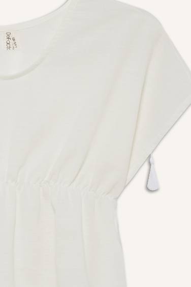 فستان بحر قطن بناتي