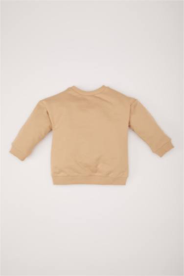 سويت شيرت بيزك تريكو بيبي اولادي قصة عادية ببطانة ناعمة