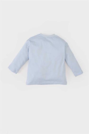 Baby Boy Regular Fit Crew Neck Slogan Printed T-Shirt