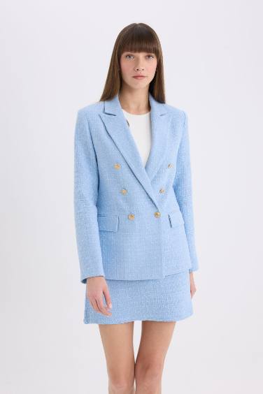 Regular Fit Jacket Collar Blazer