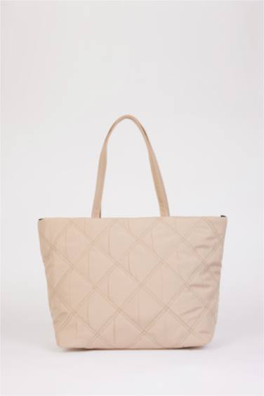 Kadın Puffer Kapitoneli Omuz Çantası