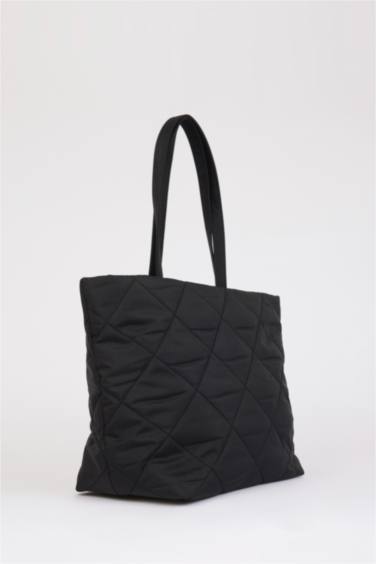 Kadın Puffer Kapitoneli Omuz Çantası