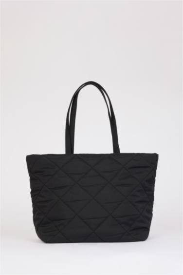 Kadın Puffer Kapitoneli Omuz Çantası