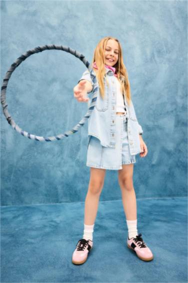 Қыздарға Юбка-шорт