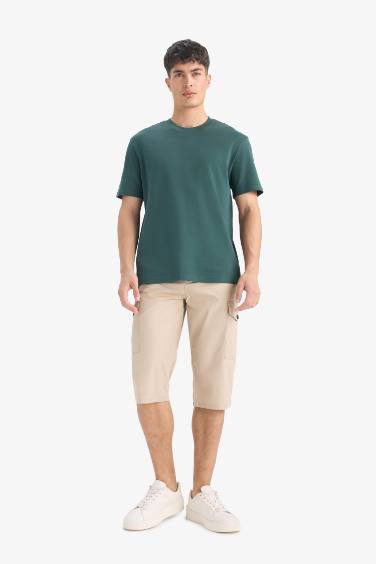 Cotton Regular Fit Capri Pants