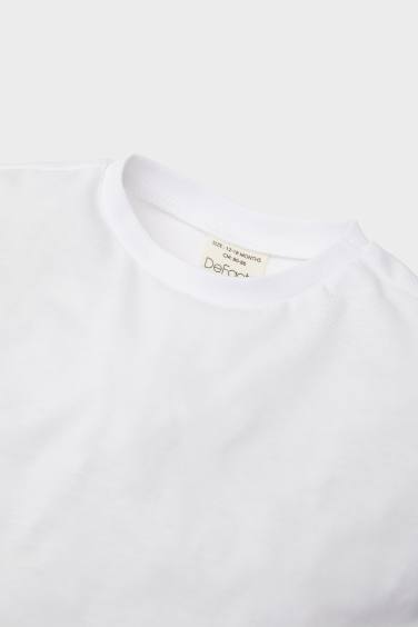 Baby Girl Regular Fit Crew Neck Long Sleeve T-Shirt