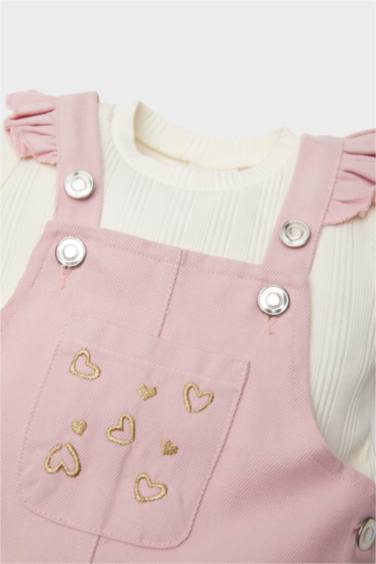 طقم بيبي بناتي تايجر قصة عادية من قطعتين