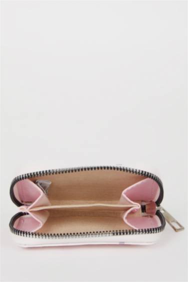 Женский кошелек для монет из искусственной кожи с цветочным рисунком