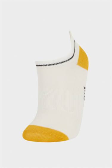 شرابات قصيرة اولادي قطن مطبوع - 3 قطع