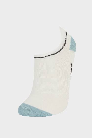 شرابات قصيرة اولادي قطن مطبوع - 3 قطع