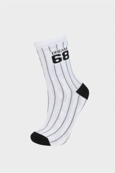 Boy 3 Piece Cotton Long Socks