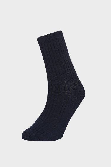 جوارب أولاد طويلة من قطن مطبوعة - 5 قطع