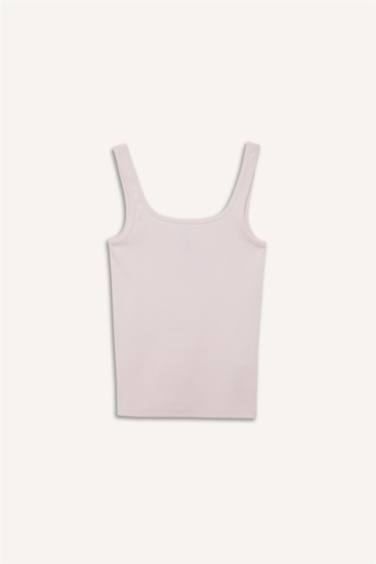 Slım Fıt Fitilli Kaşkorse Atlet - Görsel 6