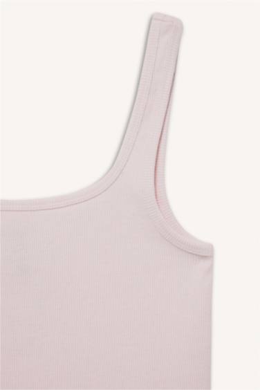 Slım Fıt Fitilli Kaşkorse Atlet - Görsel 7