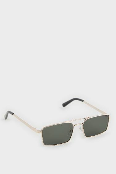 Woman Round Metal Sunglasses