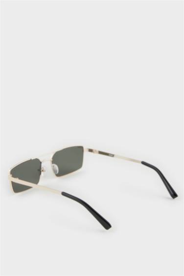 Женские круглые металлические солнечные очки