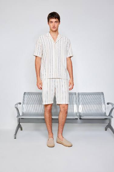 Regular Fit Polo Neck Short Sleeve Shirt