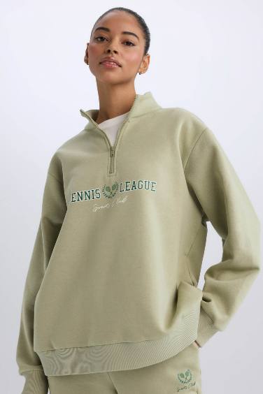 Oversize Fit Long Sleeve Sweatshirt