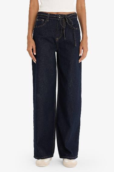 Wide Leg Long Jeans