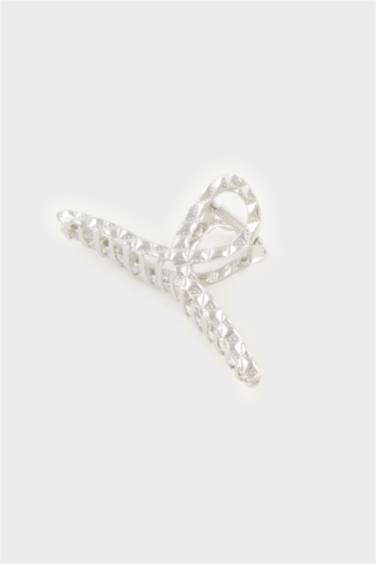 مشبك شعر نسائي فضي