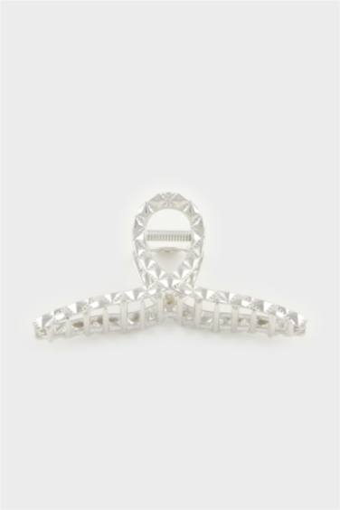 مشبك شعر نسائي فضي