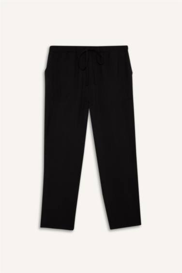 Carrot Fit Regular Hem Trousers