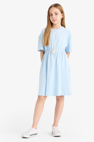 Girl Oversize Fit Short Sleeve Dress