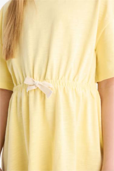 Girl Oversize Fit Short Sleeve Dress