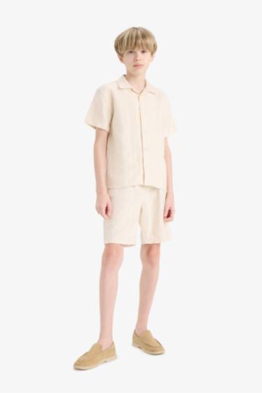 Chemise ample à manches courtes pour garçon