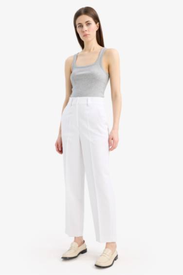 Regular Fit Basic Round Collar Tank Top