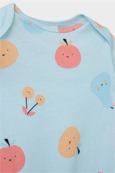 جمبسوت بيبي بناتي نص كم ممشط بطبعة فاكهة