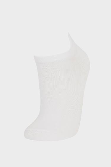 شرابات قصيرة بناتي قطن أبيض - 3 قطع