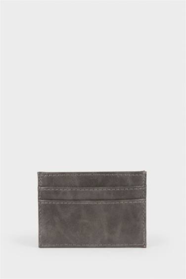 محفظة بطاقات رجالي جلد صناعي