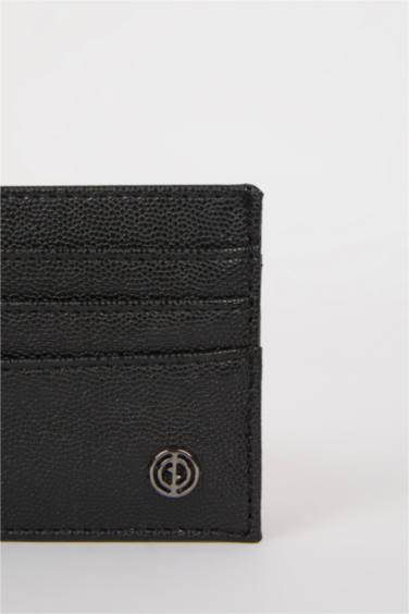 محفظة بطاقات رجالي جلد صناعي