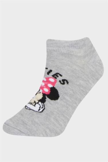 Lot de 3 paires de Chaussettes courtes en coton Mickey Mouse pour fille