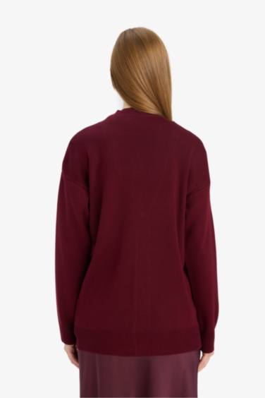 Relax Fit V-Neck Buttoned Knit Cardigan